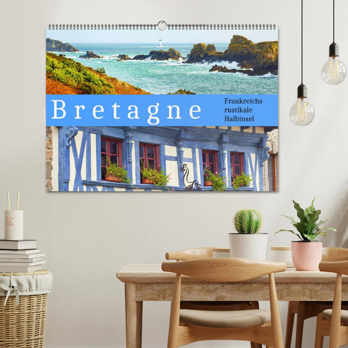 Brittany France's Rustic Peninsula (CALVENDO Wall Calendar 2024) 
