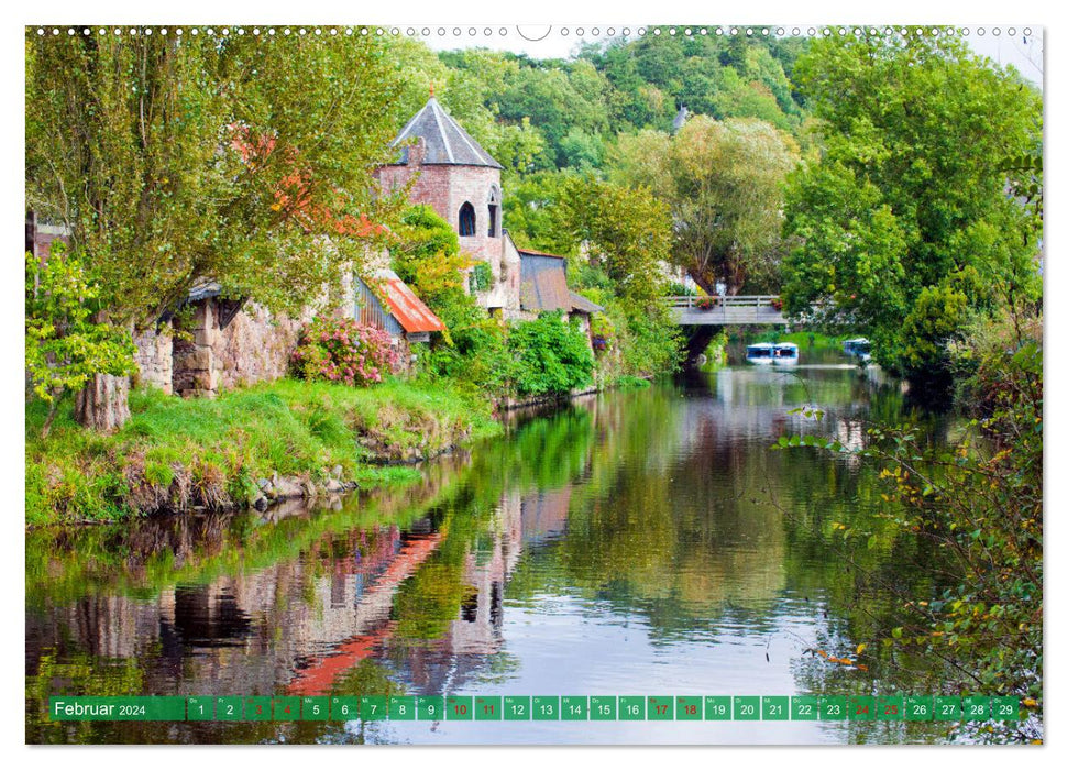 Péninsule rustique de Bretagne France (Calendrier mural CALVENDO 2024) 