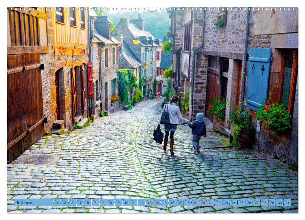 Brittany France's Rustic Peninsula (CALVENDO Wall Calendar 2024) 