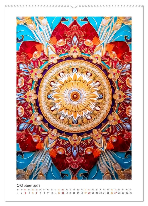 Zauberhafte Mandalas (CALVENDO Wandkalender 2024)