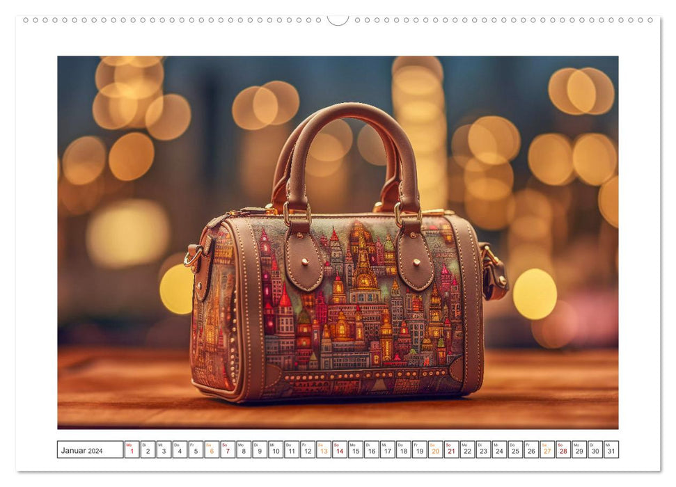 Moderne Handtaschen (CALVENDO Premium Wandkalender 2024)