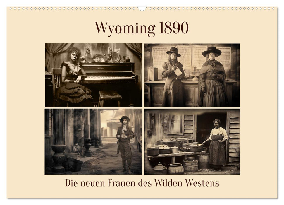 Wyoming 1890 (calendrier mural CALVENDO 2024) 