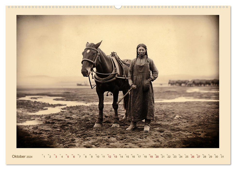 Wyoming 1890 (CALVENDO wall calendar 2024) 