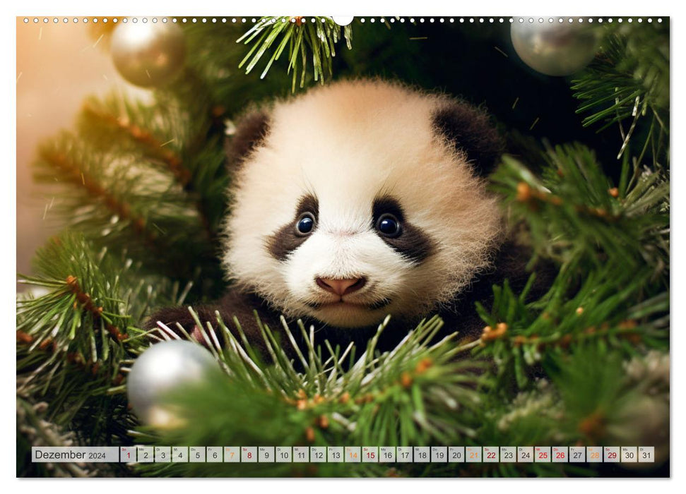 The Adventures of the Little Panda (CALVENDO Premium Wall Calendar 2024) 