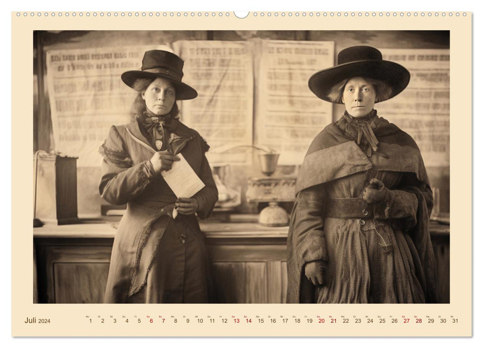 Wyoming 1890 (CALVENDO Premium Wandkalender 2024)