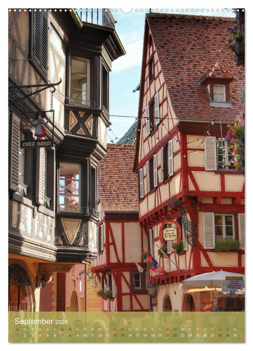 Reise durchs Elsass (CALVENDO Premium Wandkalender 2024)