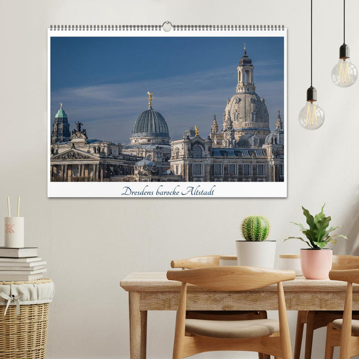 Dresden's baroque old town (CALVENDO wall calendar 2024) 