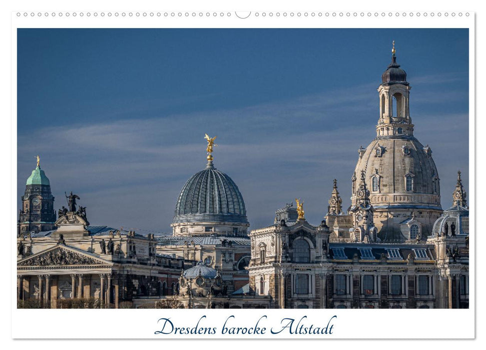 Dresden's baroque old town (CALVENDO wall calendar 2024) 