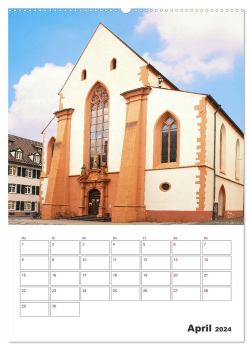 Freiburg - Reiseplaner (CALVENDO Premium Wandkalender 2024)