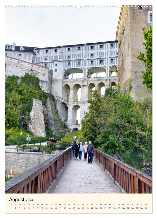 Krumau in Tschechien - Wunderschönes Cesky Krumlov (CALVENDO Wandkalender 2024)