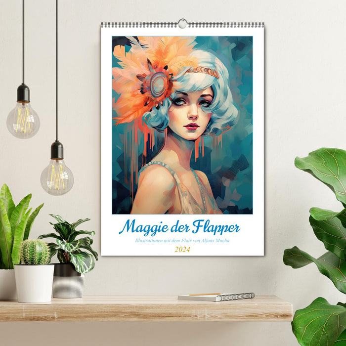 Maggie the Flapper (Calendrier mural CALVENDO 2024) 