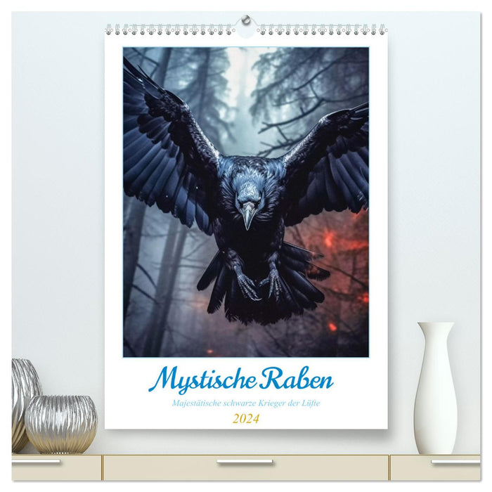 Corbeaux mystiques (Calendrier mural CALVENDO Premium 2024) 