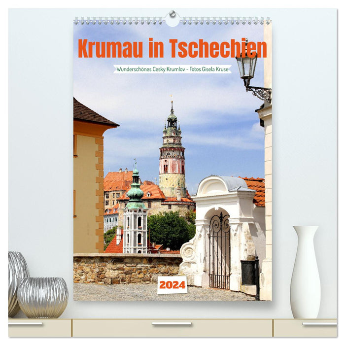 Krumlov en République tchèque – Magnifique Cesky Krumlov (Calvendo Premium Wall Calendar 2024) 