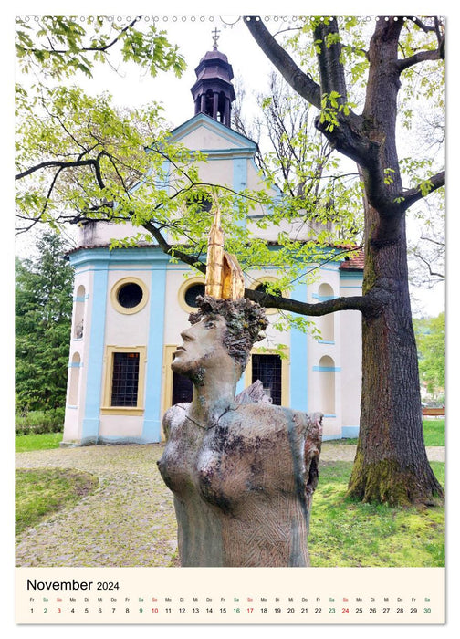 Krumau in Tschechien - Wunderschönes Cesky Krumlov (CALVENDO Premium Wandkalender 2024)