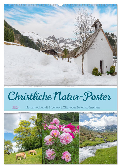 Christian Nature Posters 2024 (CALVENDO Wall Calendar 2024) 