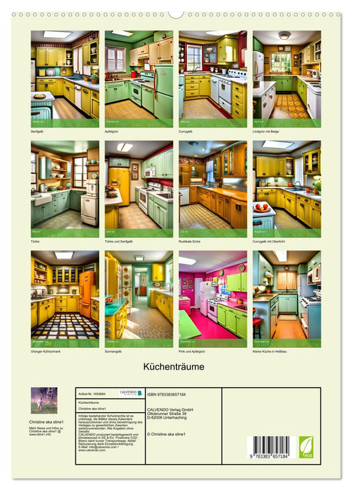 Kitchen dreams (CALVENDO Premium wall calendar 2024) 