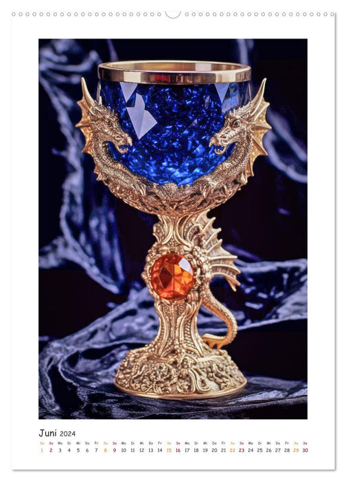 The legendary dragon cup (CALVENDO Premium wall calendar 2024) 