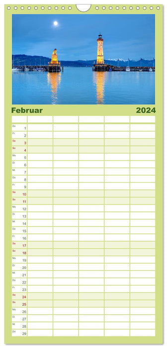 L'année au bord du lac de Constance (Agenda familial CALVENDO 2024) 