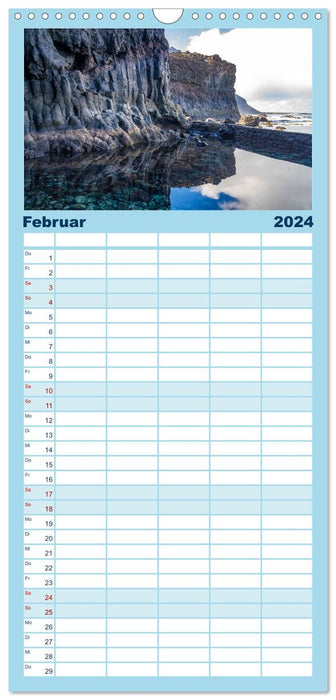 Kanarische Inseln - El Hierro (CALVENDO Familienplaner 2024)