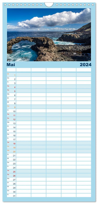 Îles Canaries - El Hierro (Agenda familial CALVENDO 2024) 