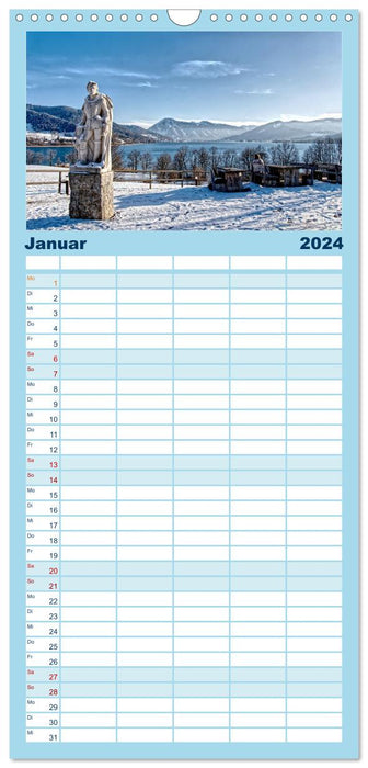 Das Jahr am Tegernsee (CALVENDO Familienplaner 2024)