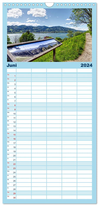 L'année à Tegernsee (Planificateur familial CALVENDO 2024) 