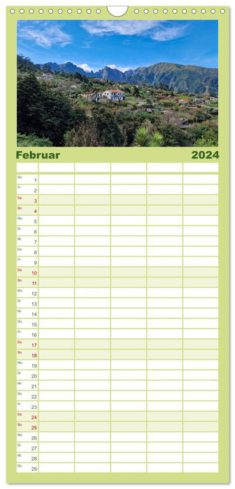 Frühlingstraum Madeira (CALVENDO Familienplaner 2024)