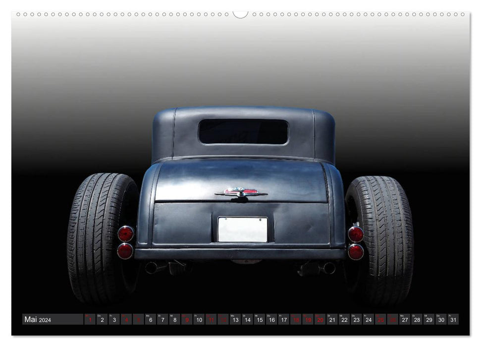 Hot Rod Style - iconic and legendary (CALVENDO Premium Wall Calendar 2024) 