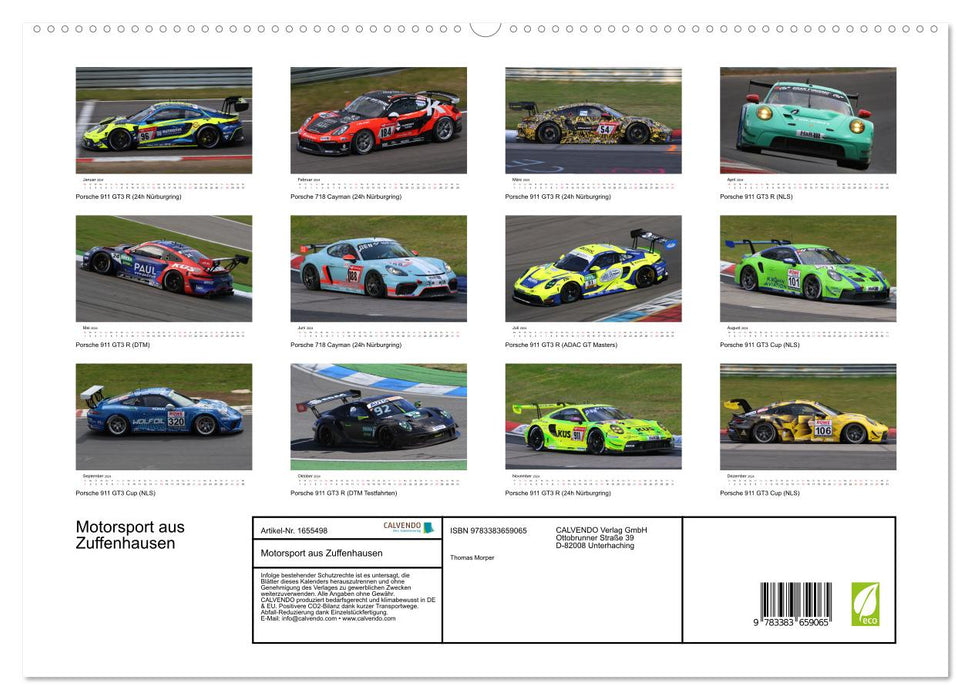 Motorsport aus Zuffenhausen (CALVENDO Premium Wandkalender 2024)