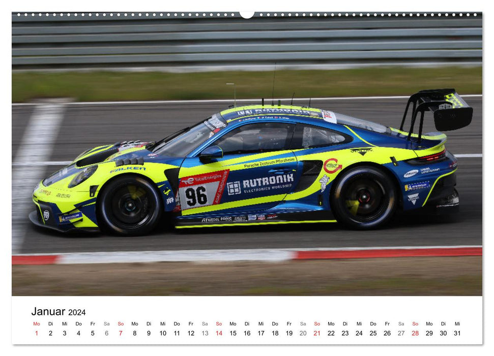 Motorsport aus Zuffenhausen (CALVENDO Premium Wandkalender 2024)