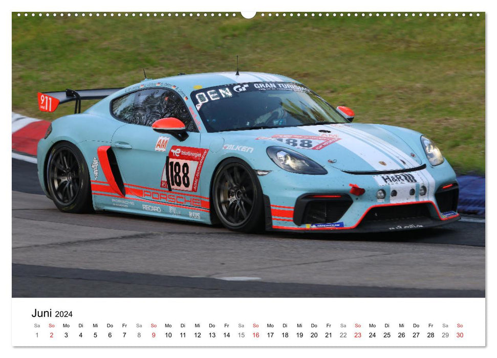 Motorsport aus Zuffenhausen (CALVENDO Premium Wandkalender 2024)