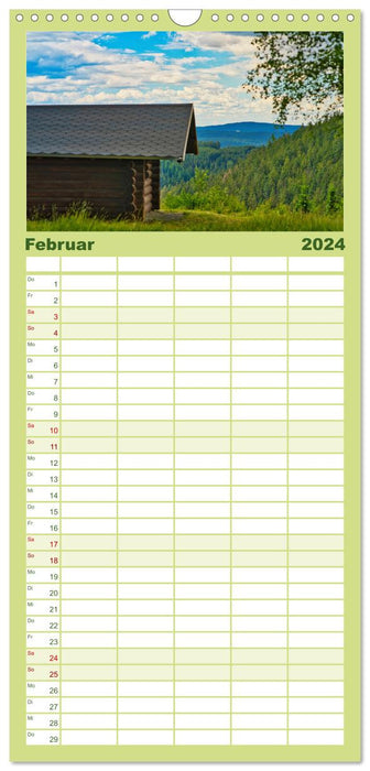 Faszination Thüringer Wald (CALVENDO Familienplaner 2024)