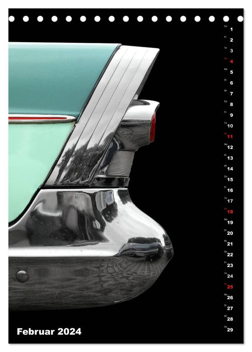 American style tail fins - special (CALVENDO wall calendar 2024) 