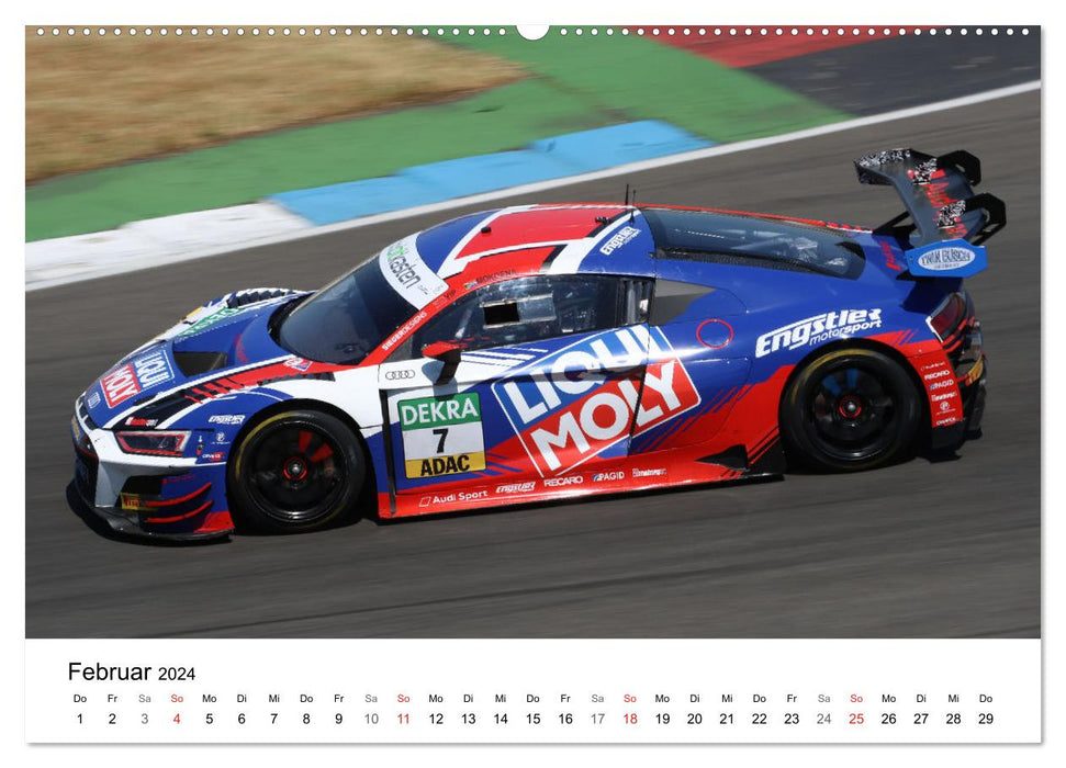 Les quatre anneaux du sport automobile (Calendrier mural CALVENDO Premium 2024) 