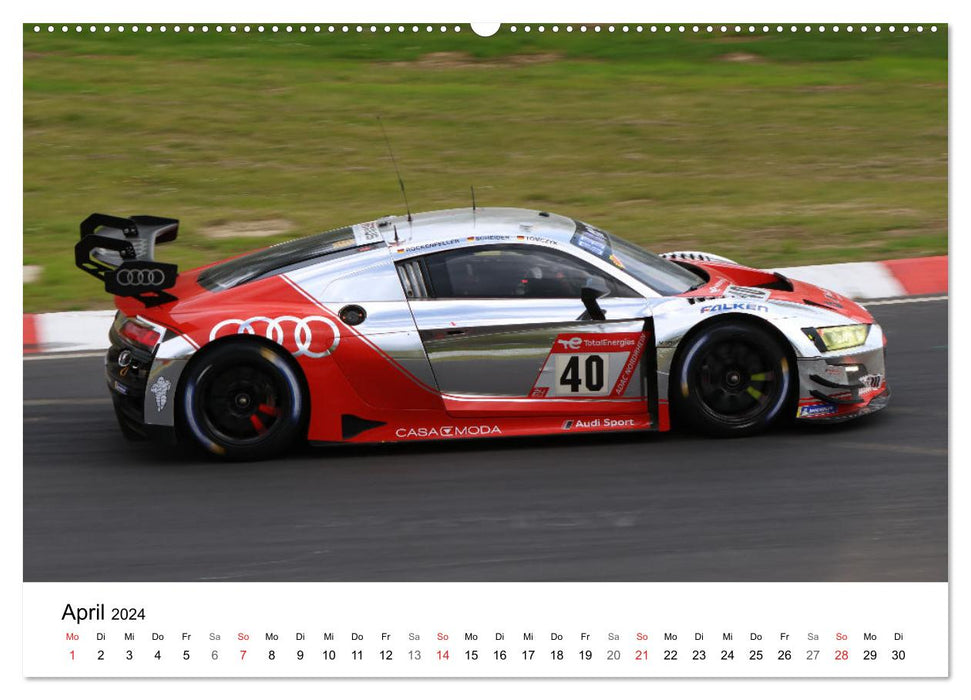 Les quatre anneaux du sport automobile (Calendrier mural CALVENDO Premium 2024) 