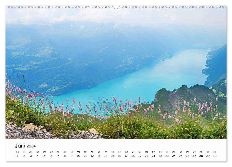 Faszination Berner Oberland 2024 - Wanderlust und Gipfelblick (CALVENDO Wandkalender 2024)