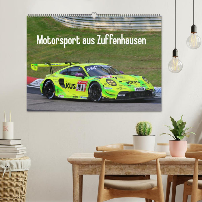 Sport automobile de Zuffenhausen (calendrier mural CALVENDO 2024) 