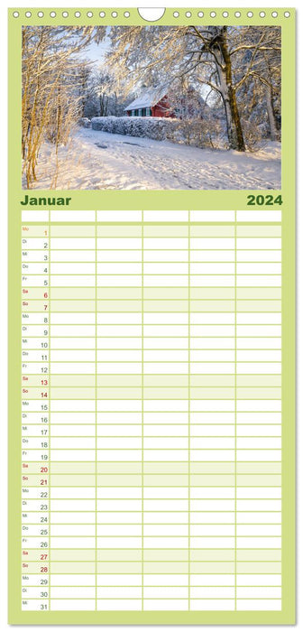 Das Sauerland im Wechsel der Jahreszeiten (CALVENDO Familienplaner 2024)