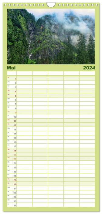Nationalpark Berchtesgaden- Magische Augenblicke (CALVENDO Familienplaner 2024)