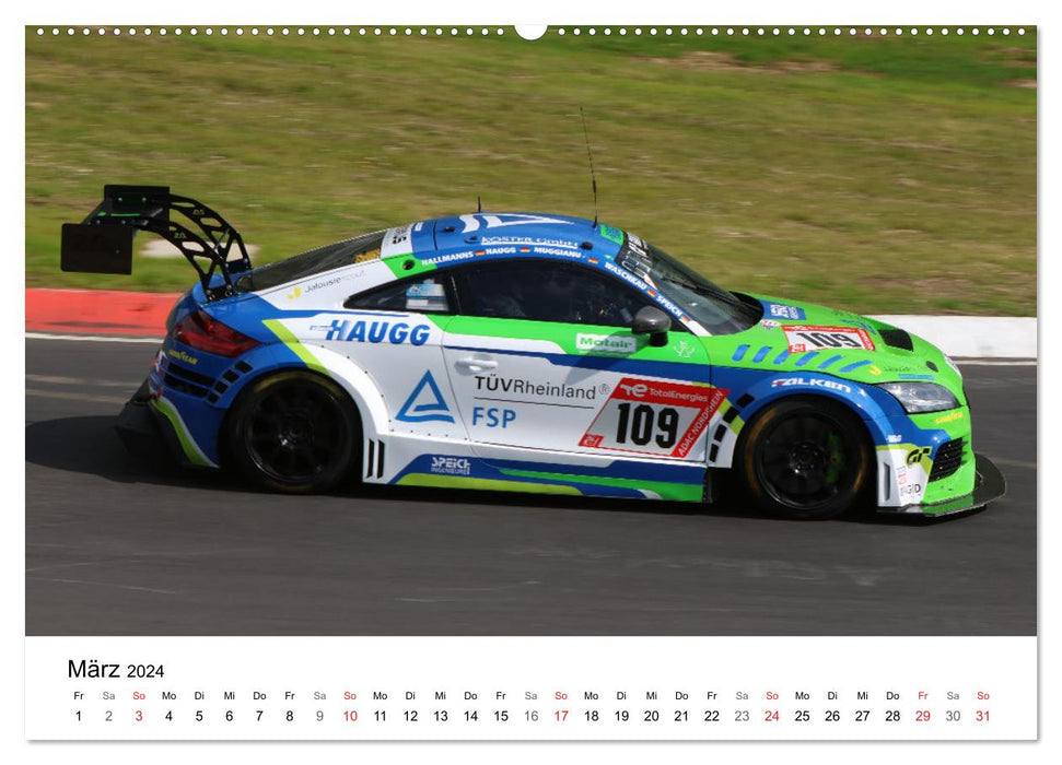 The Four Rings in Motorsport (CALVENDO Wall Calendar 2024) 