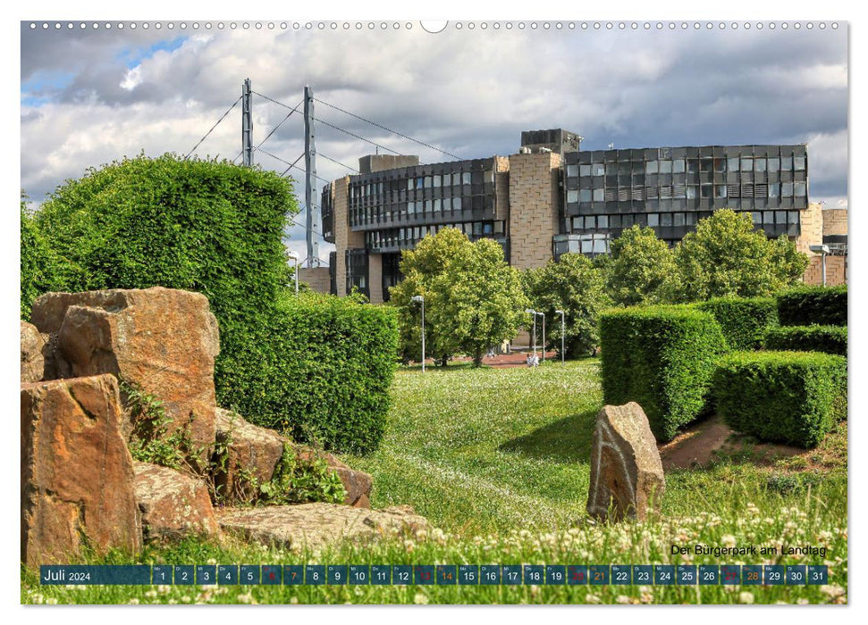 Düsseldorf park landscapes (CALVENDO Premium wall calendar 2024) 