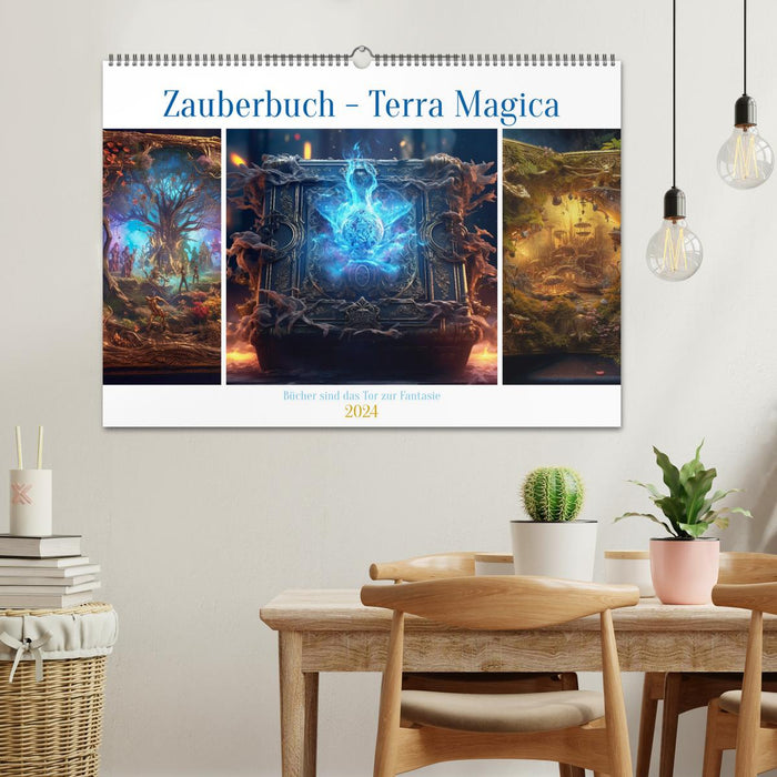 Zauberbuch - Terra Magica (CALVENDO Wandkalender 2024)