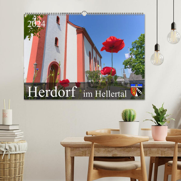 Herdorf im Hellertal (CALVENDO Wandkalender 2024)