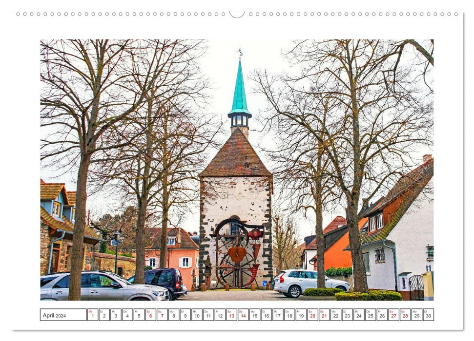 Breisach - city on the Rhine with charm (CALVENDO Premium Wall Calendar 2024) 