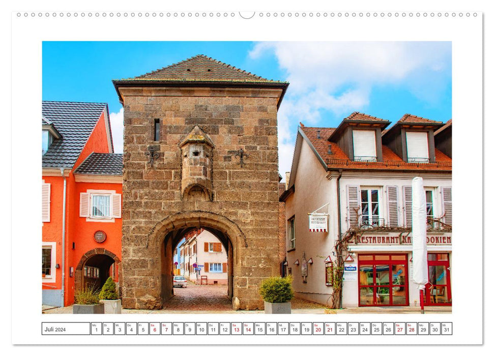 Breisach - city on the Rhine with charm (CALVENDO Premium Wall Calendar 2024) 