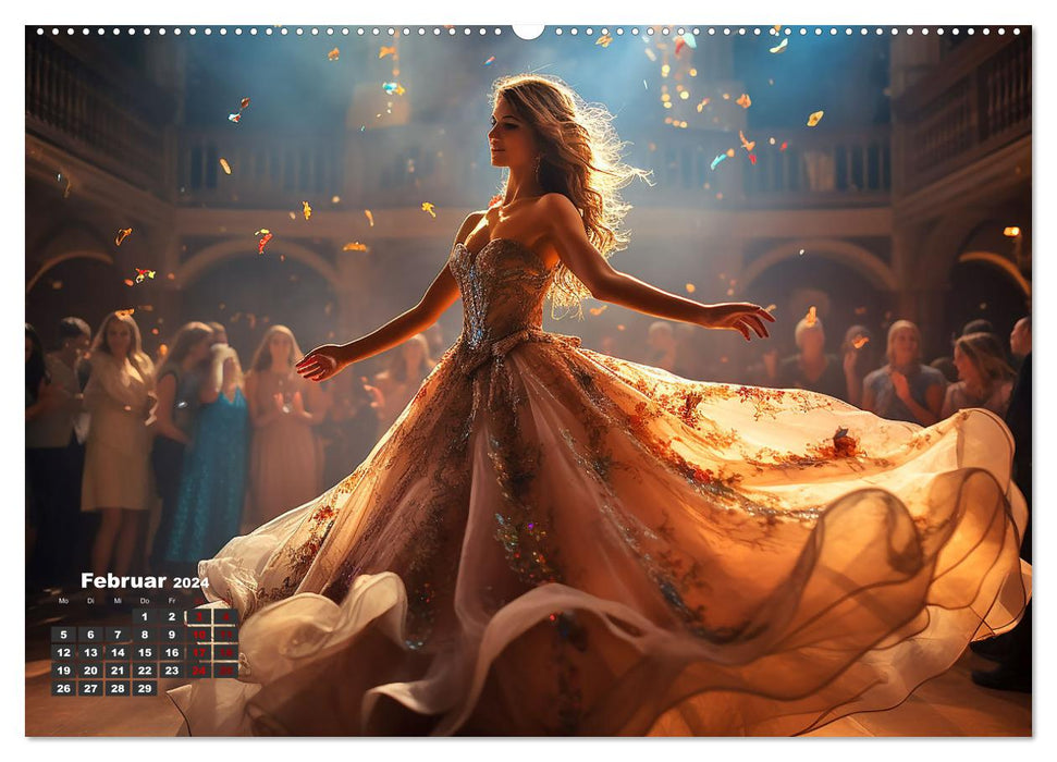 Enchanté par la magie et la romance (Calendrier mural CALVENDO Premium 2024) 