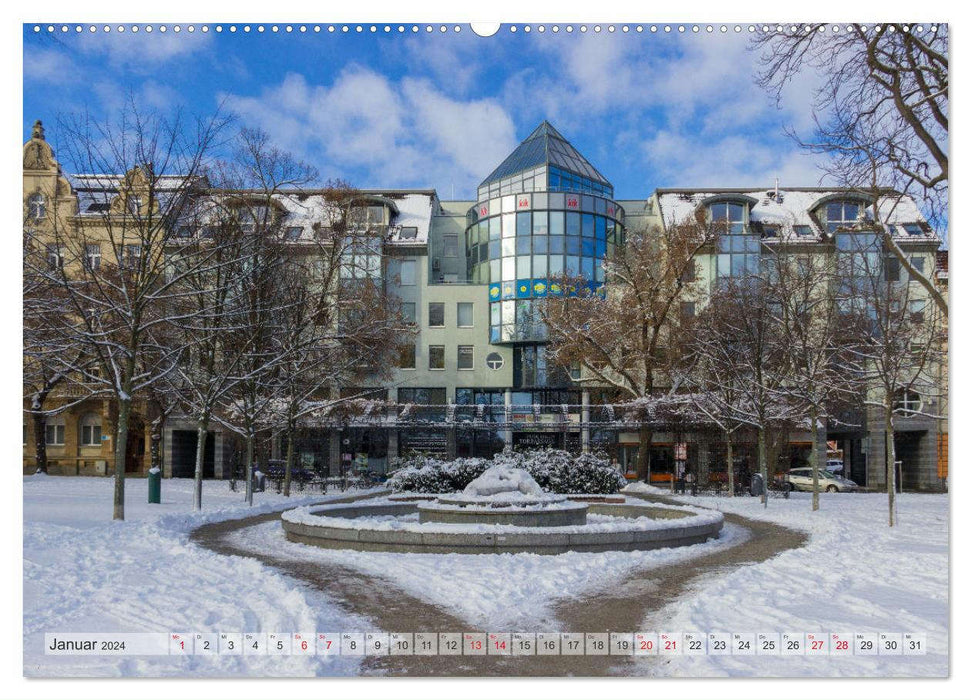 Out and about in Riesa (CALVENDO wall calendar 2024) 