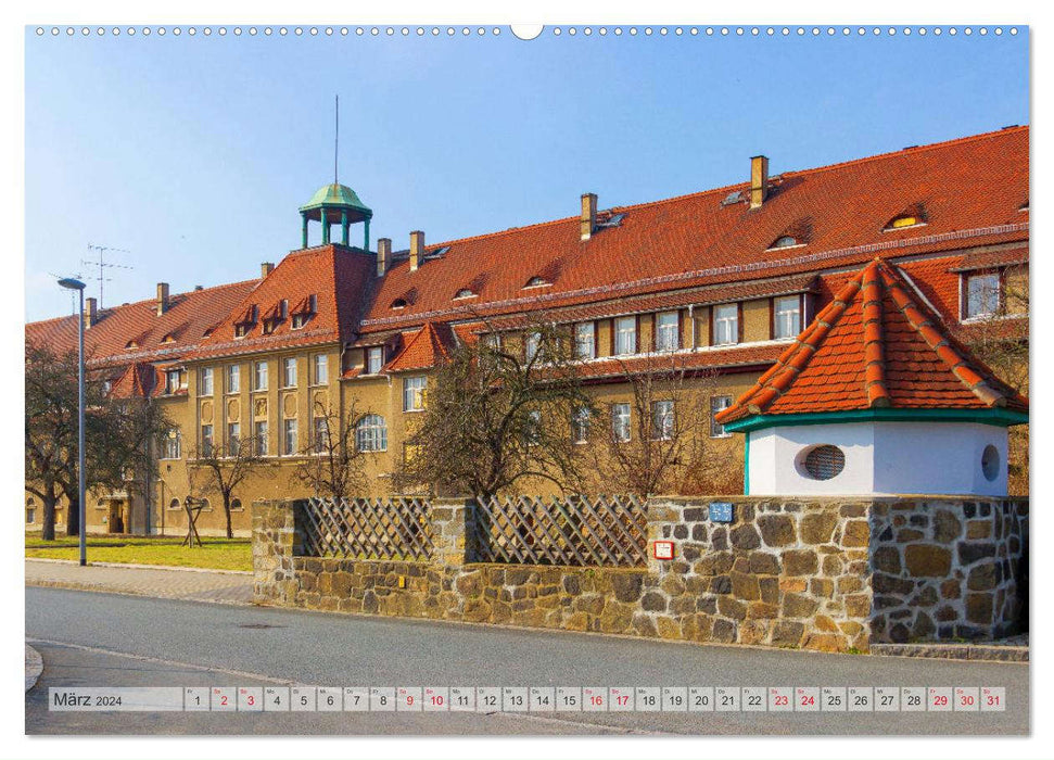 Out and about in Riesa (CALVENDO wall calendar 2024) 