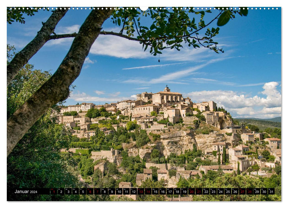 Dörfer in der Provence (CALVENDO Wandkalender 2024)