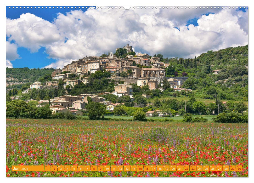 Dörfer in der Provence (CALVENDO Wandkalender 2024)